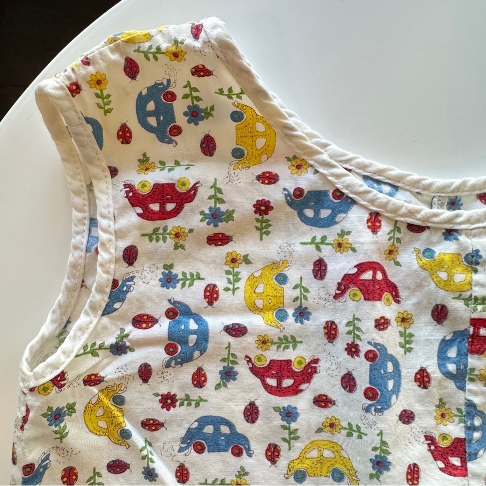 Retro Baby Tank Top With Volkswagen Buggies - Picture 4 of 6